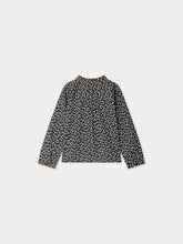 Load image into Gallery viewer, Organic cotton cherry print hyacinth blouse
