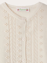 Load image into Gallery viewer, Juka cardigan with fancy stitch in wool and cashmere
