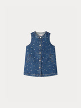 Load image into Gallery viewer, Jette dress in cherry jacquard denim
