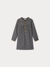 Load image into Gallery viewer, Dorothée dress with cherry print in organic cotton twill
