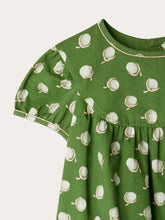 Load image into Gallery viewer, Alinda green cherry print dress
