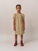 Load image into Gallery viewer, Jarah smocked and embroidered dress in Liberty fabric in organic cotton
