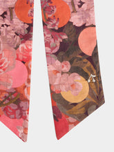 Load image into Gallery viewer, Domina barrette in Liberty fabric in raspberry organic cotton
