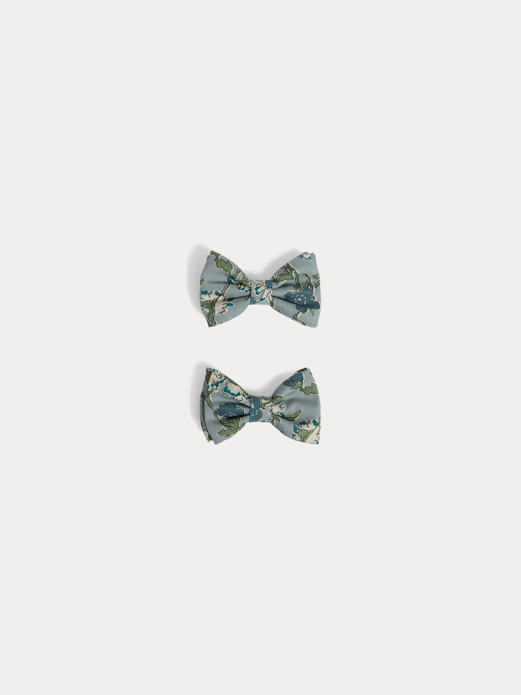 Tutu barrette in Liberty fabric in blue organic cotton