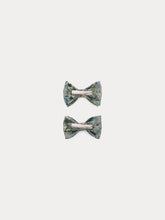 Load image into Gallery viewer, Tutu barrette in Liberty fabric in blue organic cotton

