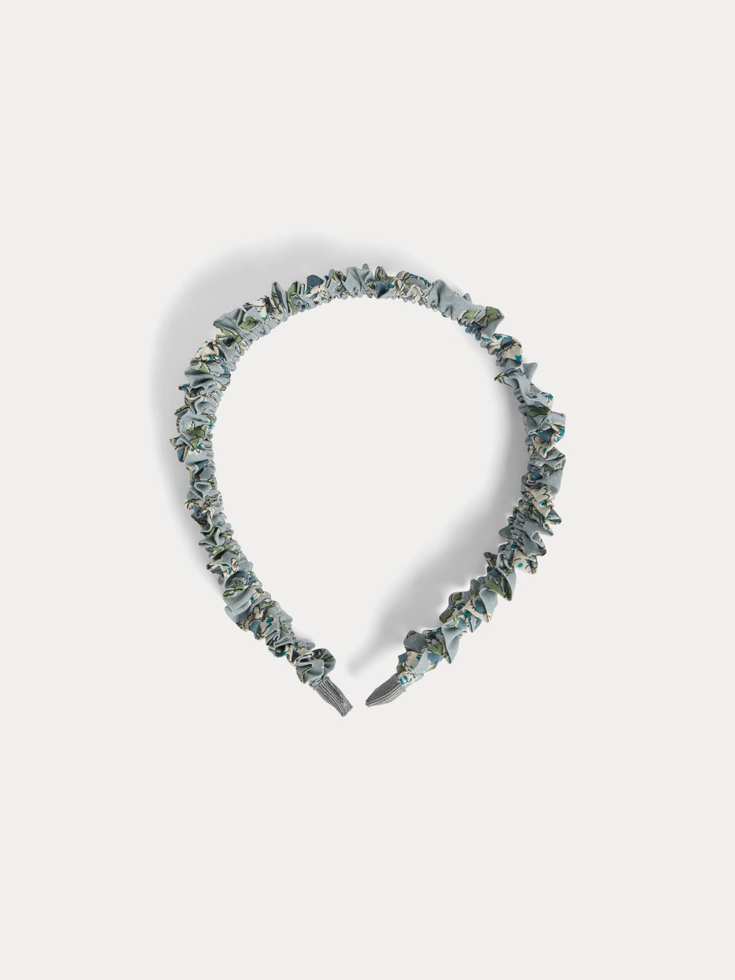 Jovie headband in blue organic cotton Liberty fabric