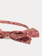 Load image into Gallery viewer, Jin headband in Liberty fabric in red organic cotton

