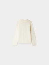 Load image into Gallery viewer, Brynja sweater with cherry embroidered collar in wool
