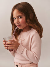 Load image into Gallery viewer, Jaana Cherry Fancy Knit Cashmere Sweater
