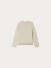 Load image into Gallery viewer, Jodora sweater in jacquard and hand embroidery Café Bonpoint
