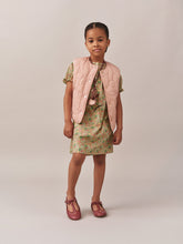 Load image into Gallery viewer, Jilian quilted cherry sleeveless down jacket
