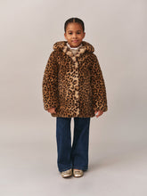 Load image into Gallery viewer, Doogie Leopard Print Faux Fur Coat
