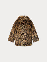 Load image into Gallery viewer, Doogie Leopard Print Faux Fur Coat
