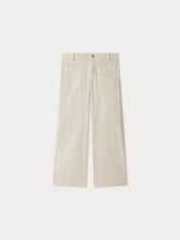 Load image into Gallery viewer, Jennifael straight pants in organic cotton velvet putty
