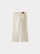 Load image into Gallery viewer, Jennifael straight pants in organic cotton velvet putty
