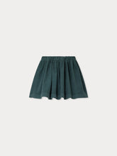 Load image into Gallery viewer, Suzon skirt with elasticated waist in green organic cotton velvet
