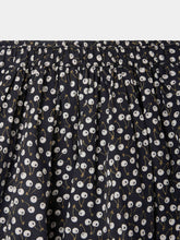 Load image into Gallery viewer, Suzon skirt with elasticated waist and cherry print in organic cotton
