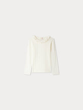 Load image into Gallery viewer, Bess organic cotton pleated collar T-shirt
