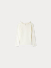 Load image into Gallery viewer, Bess organic cotton pleated collar T-shirt
