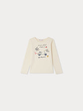 Load image into Gallery viewer, Tidjiane printed and embroidered Ciné Club Paris organic cotton T-shirt
