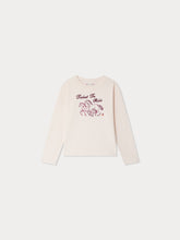 Load image into Gallery viewer, Theia T-shirt with embroidered horses in organic cotton
