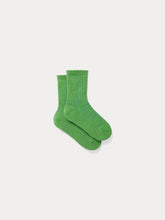Load image into Gallery viewer, Elvire green cotton socks
