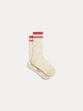 Load image into Gallery viewer, Jome socks in pink cherry jacquard
