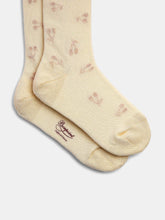 Load image into Gallery viewer, Jome socks in pink cherry jacquard
