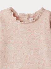 Load image into Gallery viewer, Genna printed set with lace collar in organic cotton

