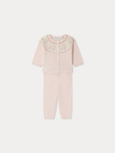 Load image into Gallery viewer, Jenny set with cherry jacquard pattern on the collar
