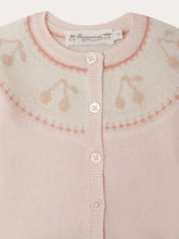 Load image into Gallery viewer, Jenny set with cherry jacquard pattern on the collar
