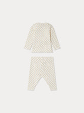 Load image into Gallery viewer, Timi printed set with American neckline in organic cotton
