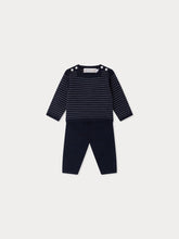 Load image into Gallery viewer, Joe striped wool square neck set
