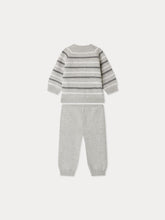 Load image into Gallery viewer, Justio gray striped set
