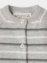 Load image into Gallery viewer, Justio gray striped set
