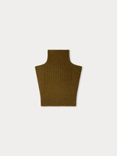 Load image into Gallery viewer, Junau Removable Collar in Khaki Wool
