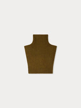 Load image into Gallery viewer, Junau Removable Collar in Khaki Wool
