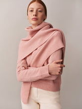 Load image into Gallery viewer, Juniette pink cashmere scarf
