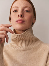 Load image into Gallery viewer, Jillah cashmere turtleneck sweater
