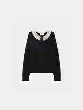 Load image into Gallery viewer, Jimina sweater with wool and silk collar
