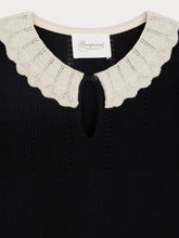 Load image into Gallery viewer, Jimina sweater with wool and silk collar
