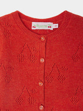 Load image into Gallery viewer, Tibile cherry pattern cashmere cardigan
