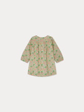 Load image into Gallery viewer, Félicie smocked and embroidered dress in Liberty fabric in organic cotton

