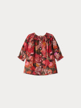 Load image into Gallery viewer, Griottine smocked and embroidered dress in Liberty fabric in organic cotton
