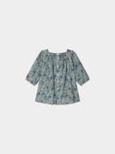 Load image into Gallery viewer, Jada smocked and embroidered dress in Liberty velvet fabric
