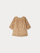 Load image into Gallery viewer, Félicie smocked and embroidered dress in Liberty fabric in organic cotton
