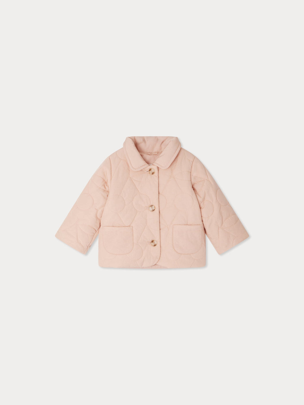 Cherry quilted Juno jacket