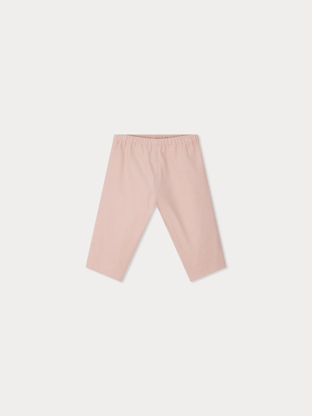 Dandy pants in pink organic cotton velvet