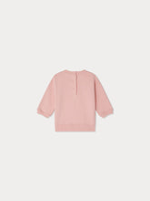 Load image into Gallery viewer, Dahlia sweatshirt with cherry in Liberty fabric in organic cotton
