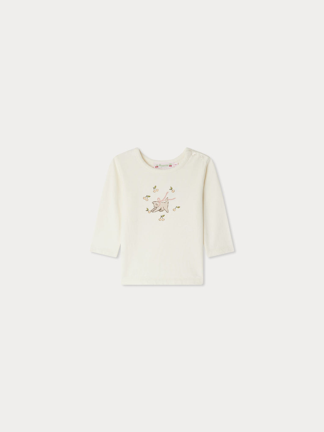 Tahsina Kitten Print T-shirt in organic cotton